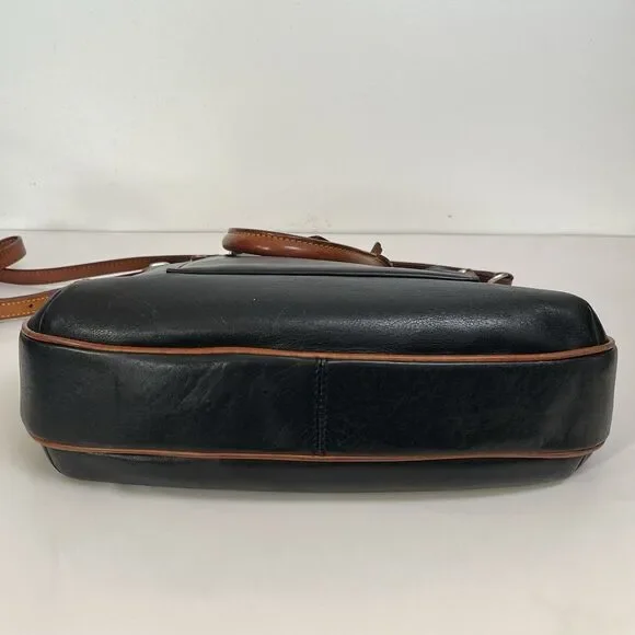 Dooney Bourke Florentine Vacchetta Leather Satchel Crossbody Old Money Heritage - Picture 8 of 13